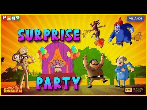 DON'T TELL SINGHAM! 🤫 The BIGGEST Surprise Party Ever! | @Biganimation