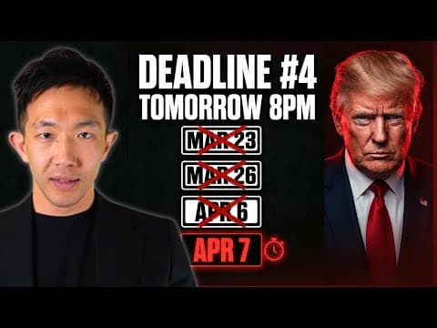 Trump's 4th Deadline for Iran is Tomorrow. When will It Actually End?