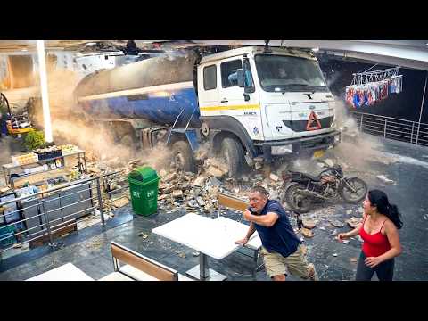 Moments Filmed Seconds Before Disasters