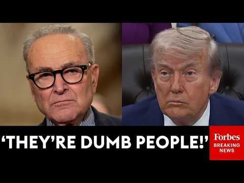 'They're Dumbocrats Because They're Dumb!': Trump Flames Dems Over Healthcare Policies