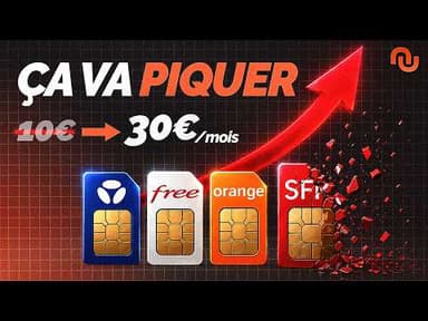 Adieu les forfaits mobiles à 5€ : voici la nouvelle réalité (ça fait mal)