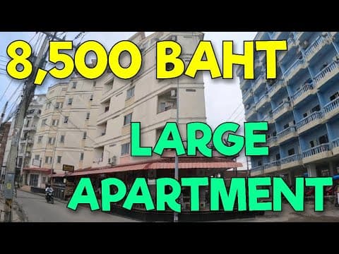 8,500 BAHT LARGE SMART SIZED ONE BEDROOM LOFT APARTMENT IN CENTRAL PATTAYA REVIEW - HONEY PLACE