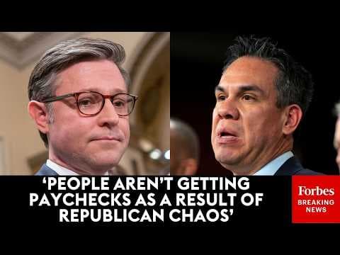 Pete Aguilar Pins Blame Directly On Mike Johnson's 'Internal Politics' For Ongoing DHS Shutdown