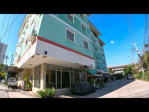 NAKLUA PATTAYA ROOM 7,000 BAHT PER MONTH IN QUIET AREA WITH ROOFTOP POOL REVIEW - GREEN BEACH