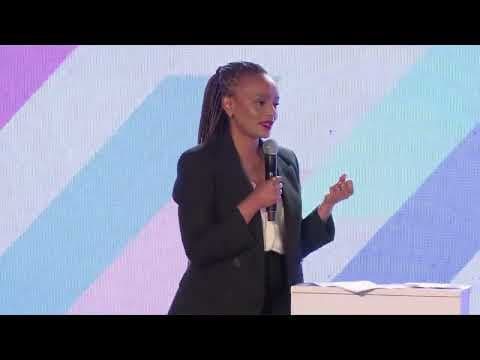Louis Margueritte, Business France and Moroesi Mokhabi, Brane Afrika on the Main Stage Inspire.