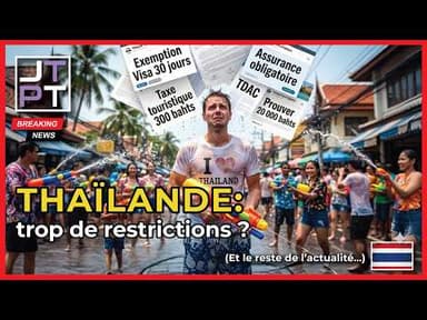 ⚠️ Le tourisme sous pression en Thaïlande? Taxe? Assurance? #thailande #thaïlande #actualité #info