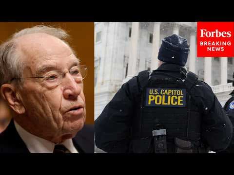 Chuck Grassley Honors Capitol Police In Celebration Of Police Week
