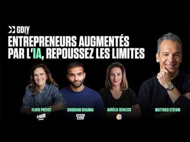 Comment décupler sa force de travail avec l'IA : outils, agents, cas concrets - GDIY Live 12