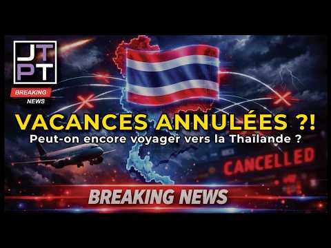 🚨 Alerte voyageurs! Vols annulés, retardés pour la Thaïlande #thailande #thaïlande #actualité #jtpt