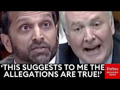 MUST WATCH: Van Hollen And Patel Exchange Blows Over Report Patel Handed Out Whiskey Bottles