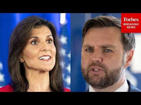 Reporter Asks Nikki Haley Point-Blank: Should JD Vance Be The GOP's Next Presidential Nominee?