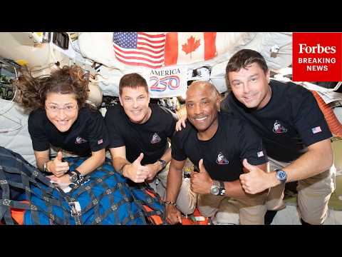 JUST IN: Artemis II Crew Holds Press Conference After Safely Returning To Earth