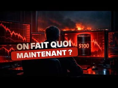 Guerre en Iran, pétrole à 100$ et marchés tétanisés : que faire maintenant ?