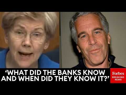 JUST IN: Elizabeth Warren Introduces Amendment To Release Epstein Bank Examination Records