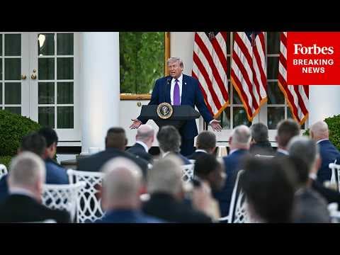 FULL REMARKS: Trump Speaks To Rose Garden Club Hours Before Pivotal Trip To China