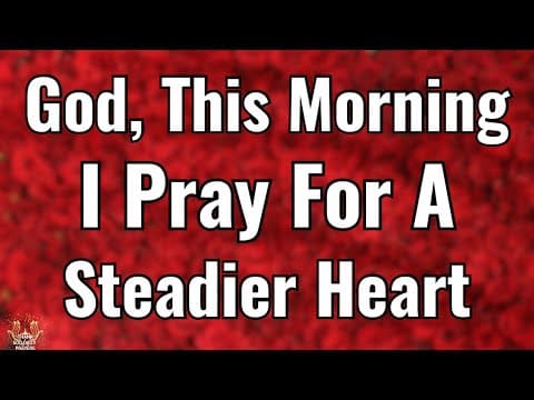 Lord, Just Like Peter Keep My Eyes on You | Powerful Morning Prayer for Faith in the Storm