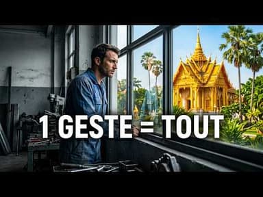Thaïlande : 1 geste par jour lui a permis de TOUT quitter