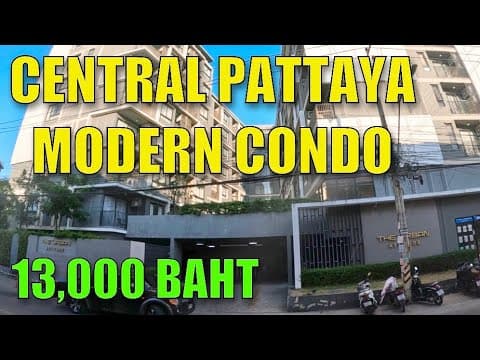 CENTRAL PATTAYA 13,000 BAHT PER MONTH MODERN ONE BEDROOM FULLY FURNISHED CONDO REVIEW URBAN ATTITUDE