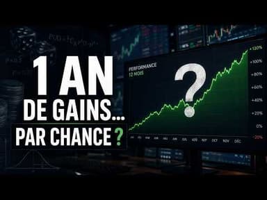 Pourquoi vous pouvez gagner 1 an en trading… sans être vraiment bon